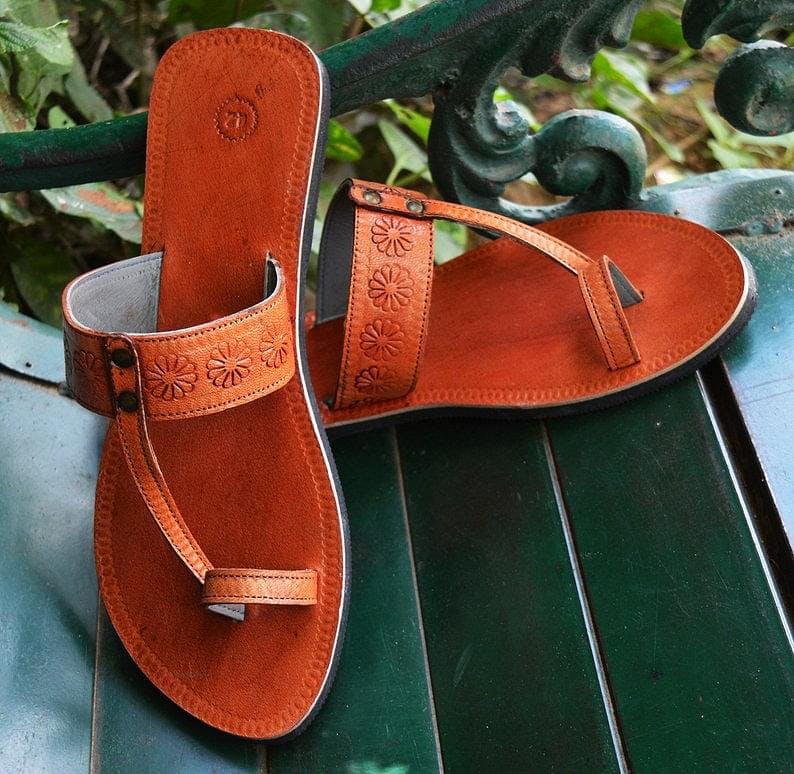 Footwear,Orange,Leather,Slipper,Tan,Shoe,Brown,Sandal,Textile,Strap