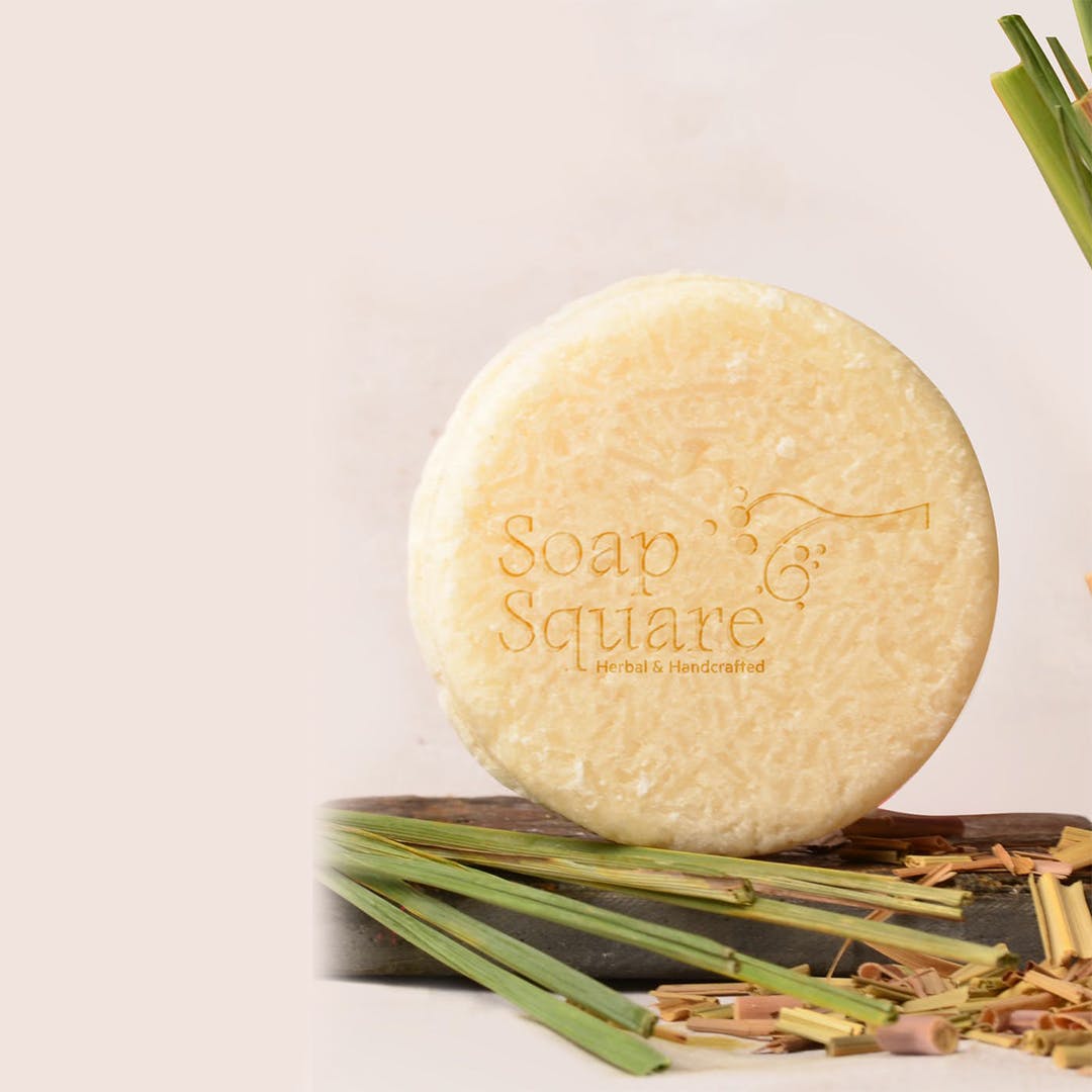 Argan Oil & Lemongrass Shampoo Bar (For Nourishment & Healthy Growth) - 80gm