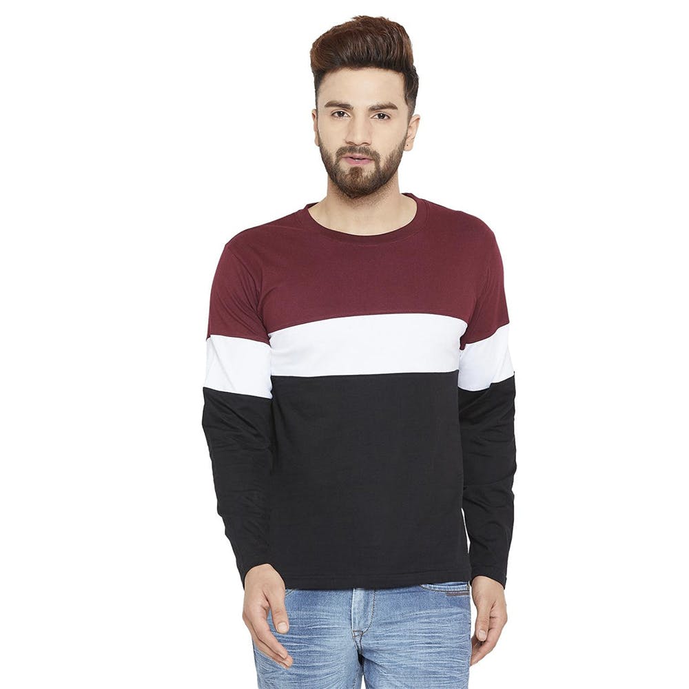 Clothing,Long-sleeved t-shirt,Sleeve,T-shirt,White,Neck,Jersey,Shoulder,Maroon,Top