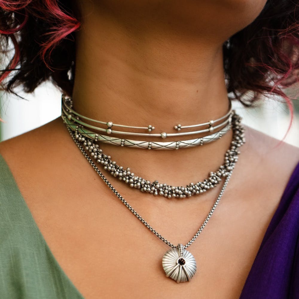 Buy So Wearable Necklace In 925 Silver from Shaya by CaratLane