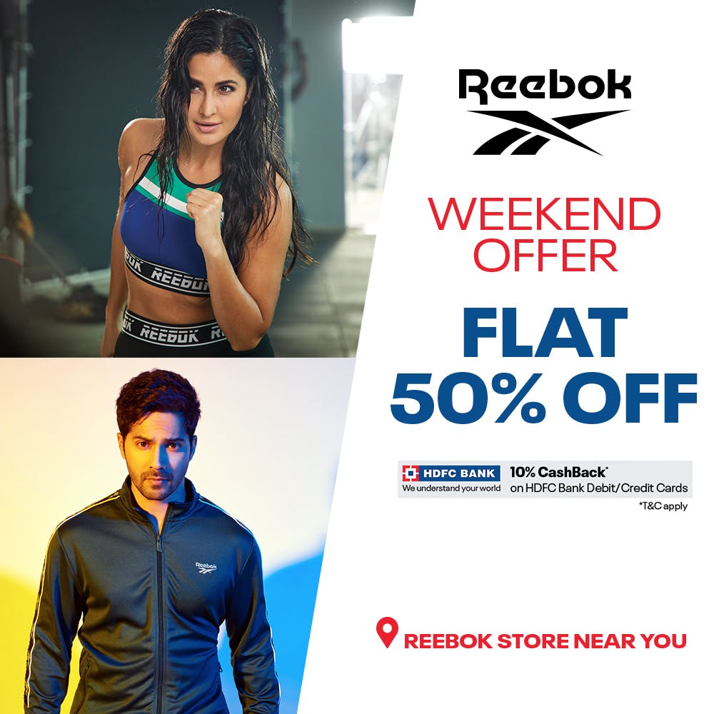 Reebok 50 cheap off sale