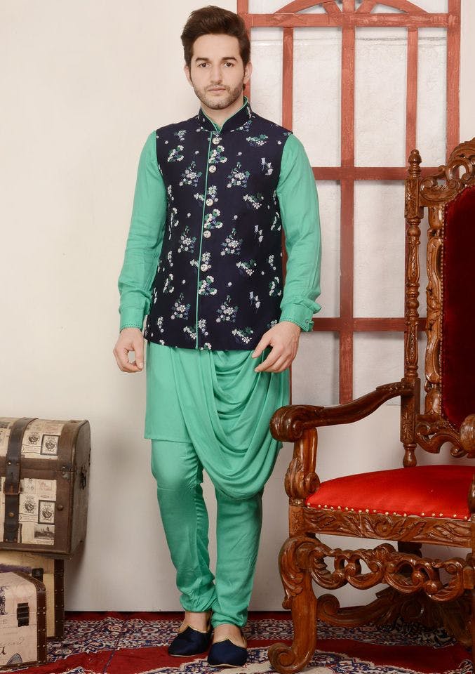 Buy Men's Traditional Wear Indo-western Koti Kurtas,kurta Payjama Set Men  Wedding Kurta Tunic for Men Indian Kurta Set Kurta for Punjabi Kurta Online  in India - Etsy