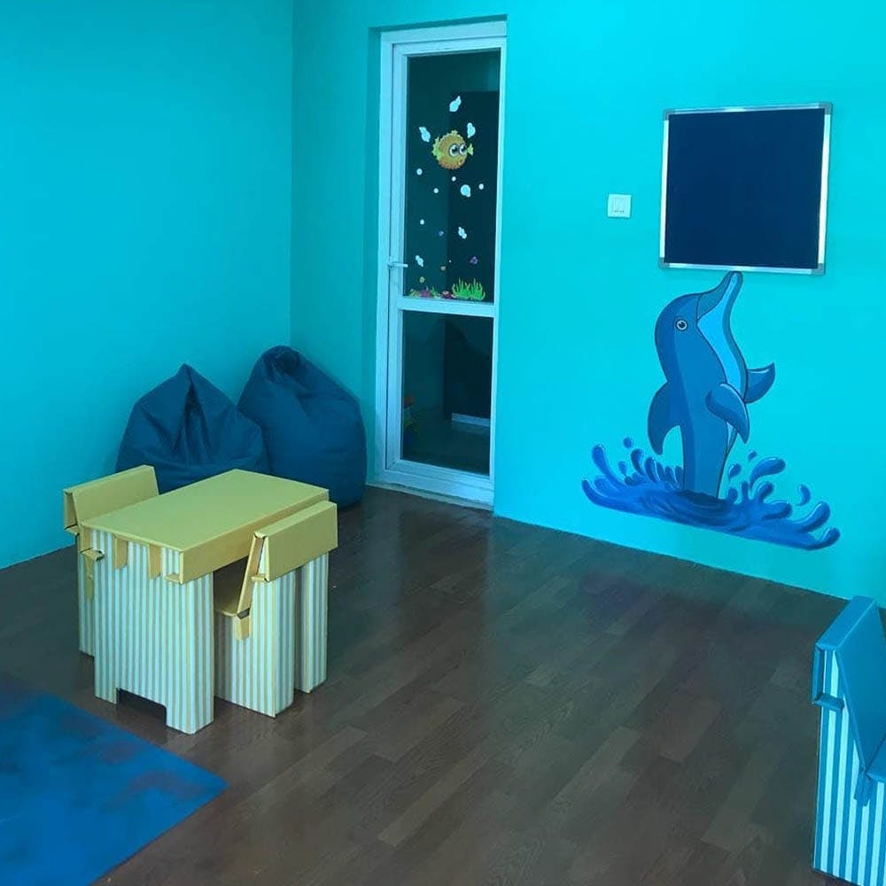 Blue,Turquoise,Room,Furniture,Floor,Interior design,Table,Design,Flooring,House