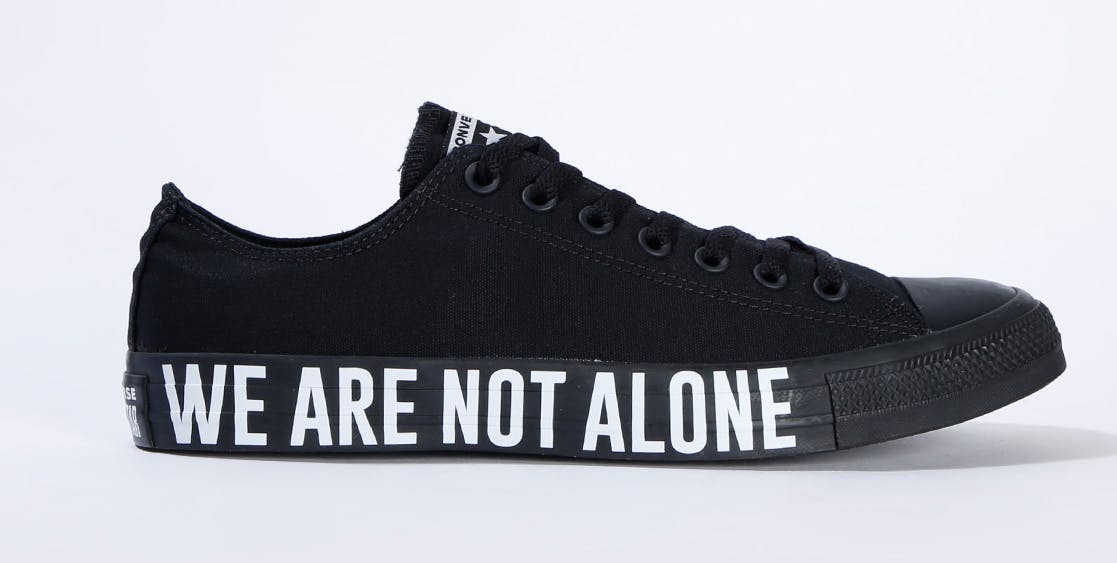 Converse we are outlet not alone quotes