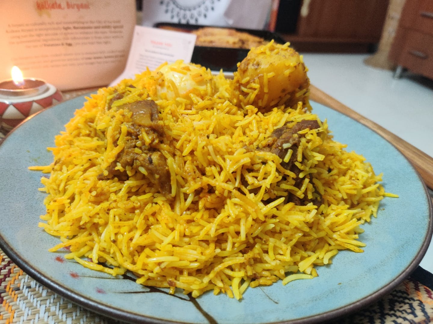 If you love Kolkata style Biriyani - here's a new gem I found : Biriyan . 
Try this cloud kitchen for their Kolkata style Biriyani , chaap. The portion , the flavour will make you nostalgic . In case you have not tried it already - here's a new name