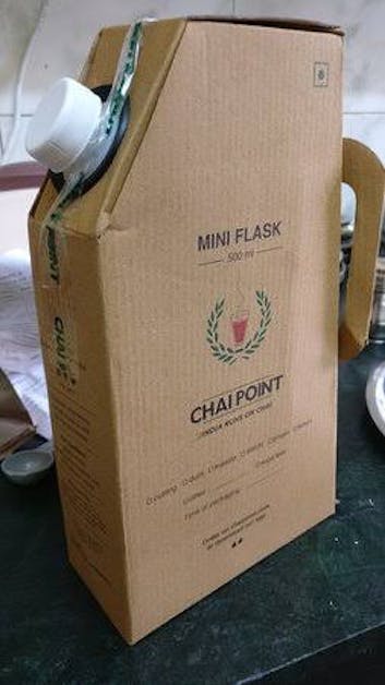 Paper Tea Flask / Chai Flask / Hot Tea Flask / Corrugated Tea Flask