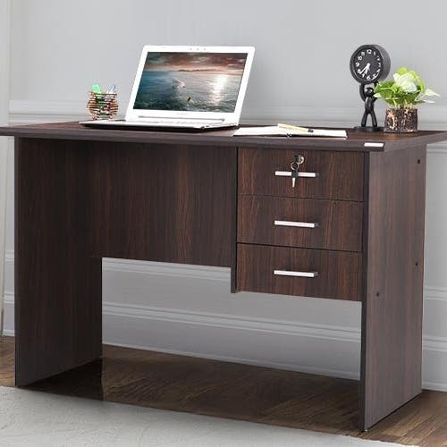 Kosmo study table in deals melamine finish