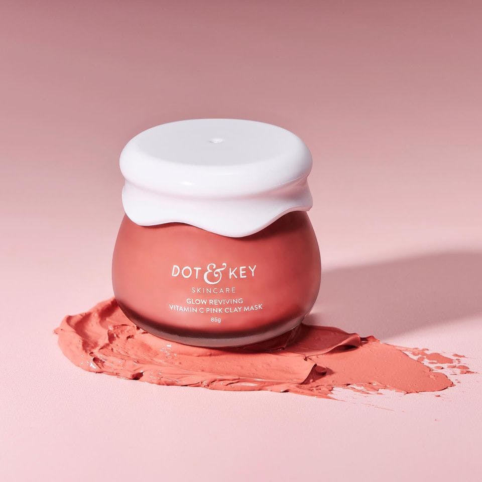 Dot & Key Glow Reviving Vitamin C Pink Clay Mask: Buy Dot & Key Glow Reviving Vitamin C Pink Clay Mask Online at Best Price in India | Nykaa