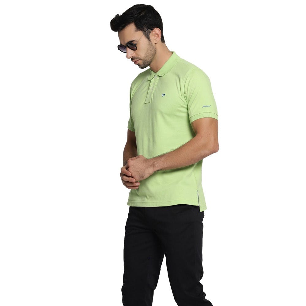 Clothing,T-shirt,Green,Sleeve,Yellow,Collar,Polo shirt,Pocket,Sportswear,Neck