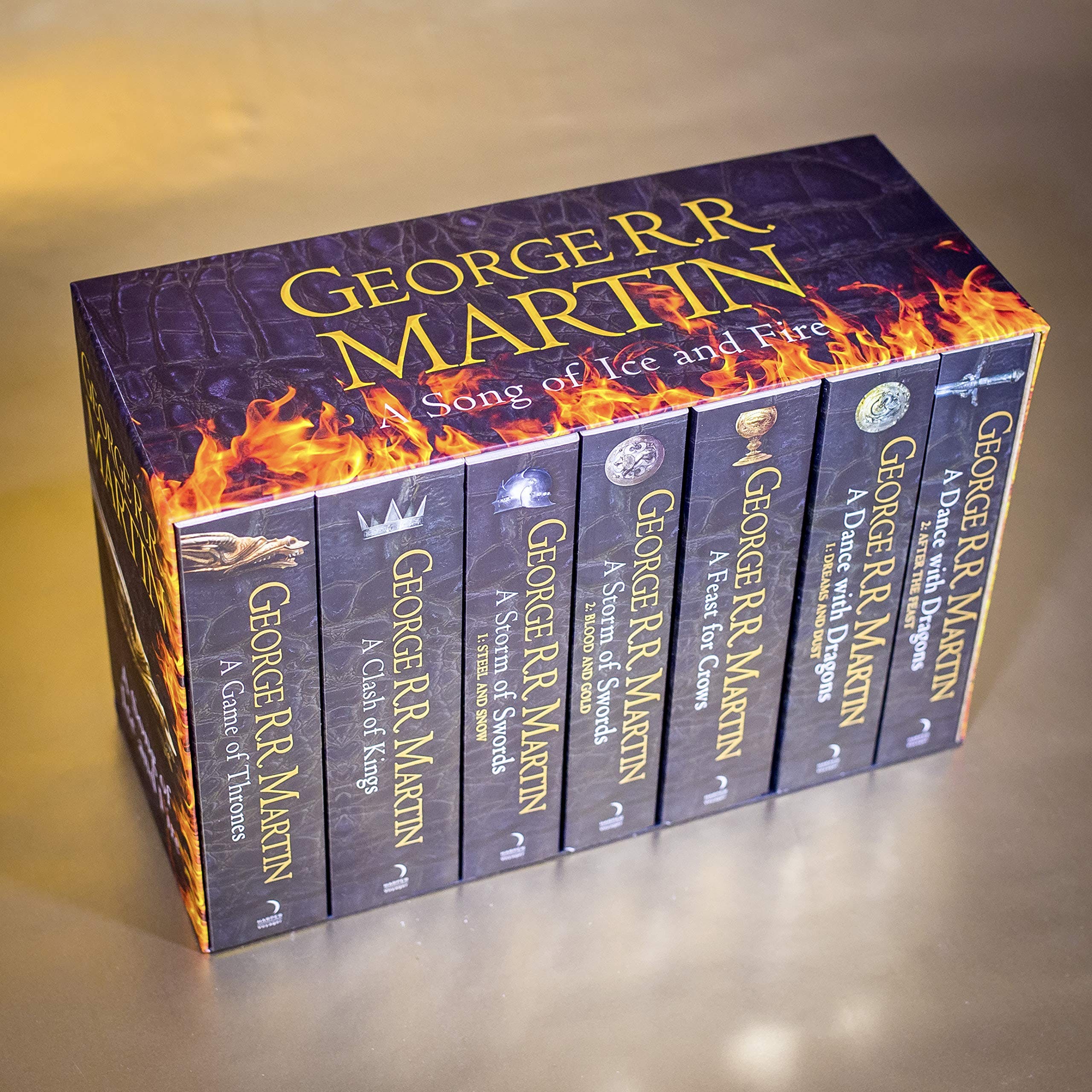 A Song of Ice and Fire - A Game of Thrones: The Complete Boxset of 7 Books Book