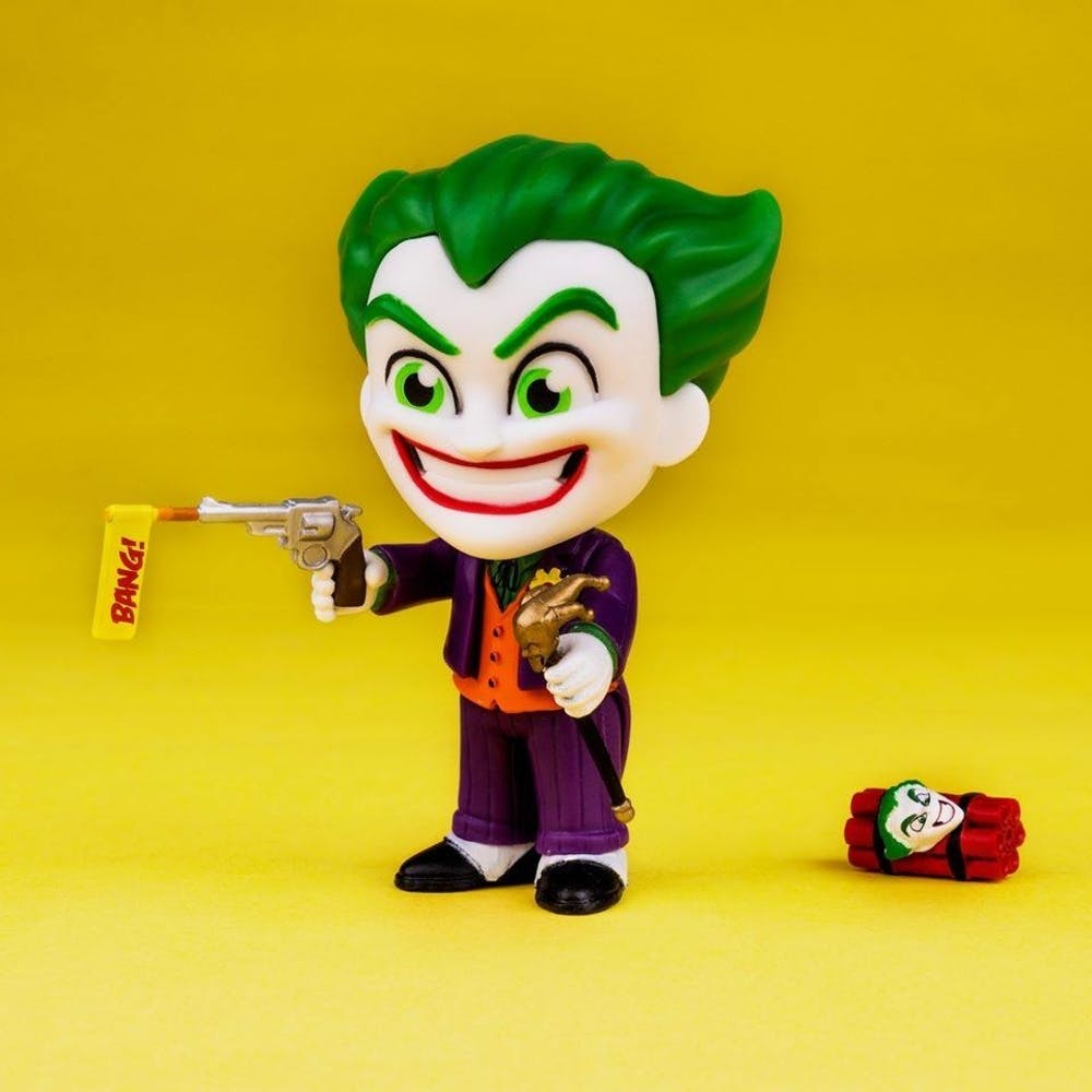 Toy,Joker,Supervillain,Fictional character,Cartoon,Action figure,Animation,Smile