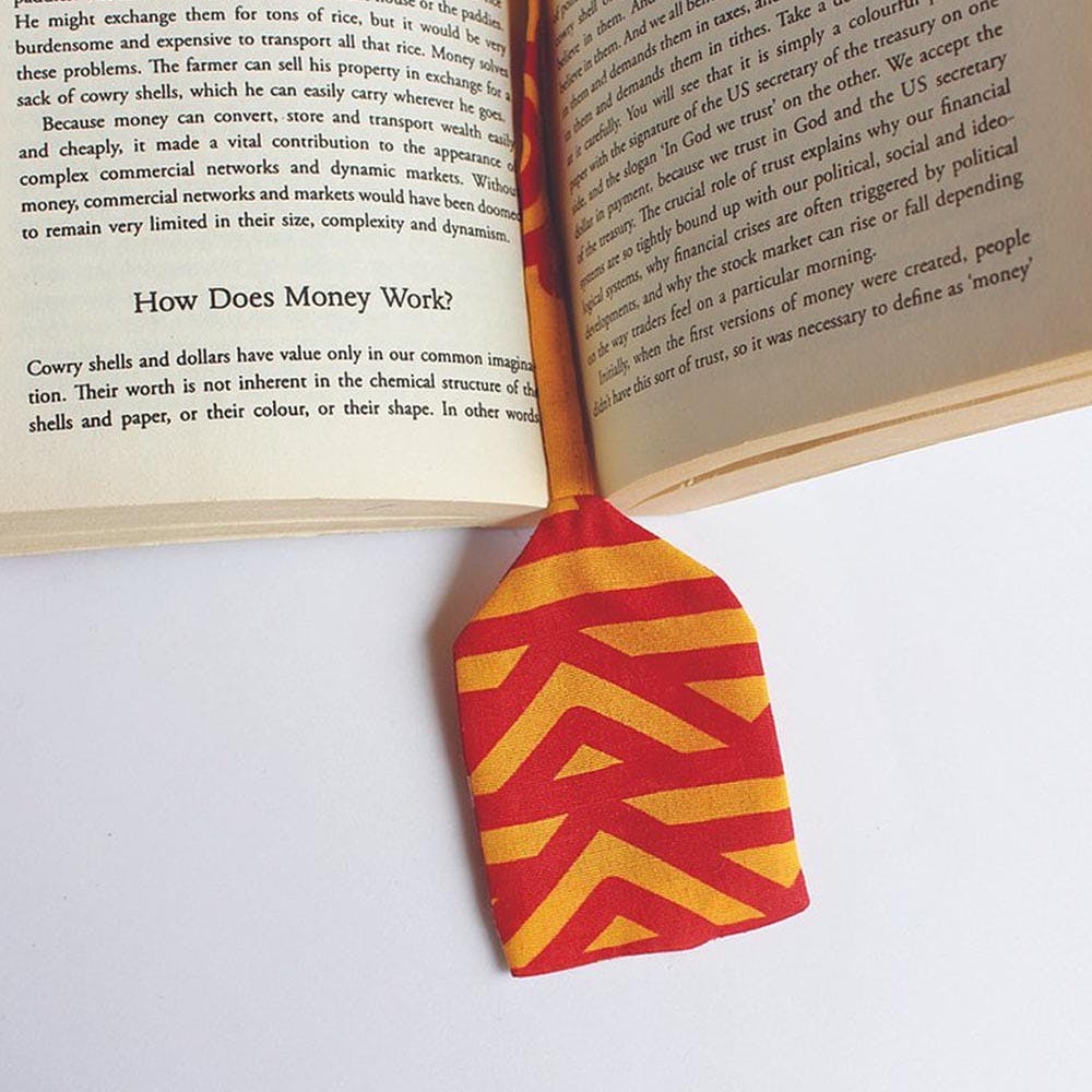 Orange,Bookmark,Paper