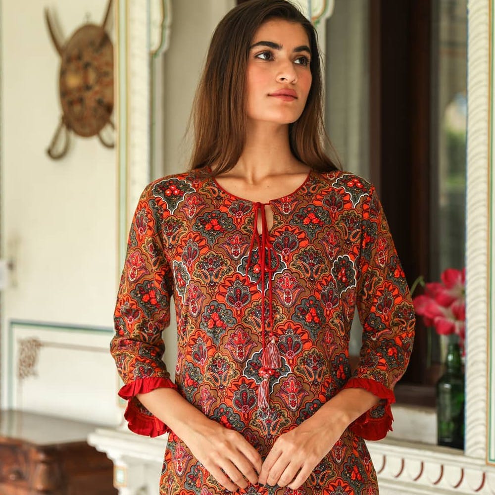 Ethnic on sale designer kurtis