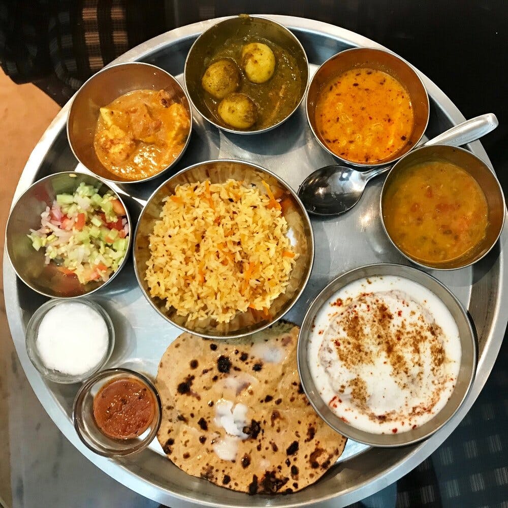 Dish,Food,Cuisine,Meal,Ingredient,Raita,Lunch,Punjabi cuisine,Indian cuisine,Sindhi cuisine