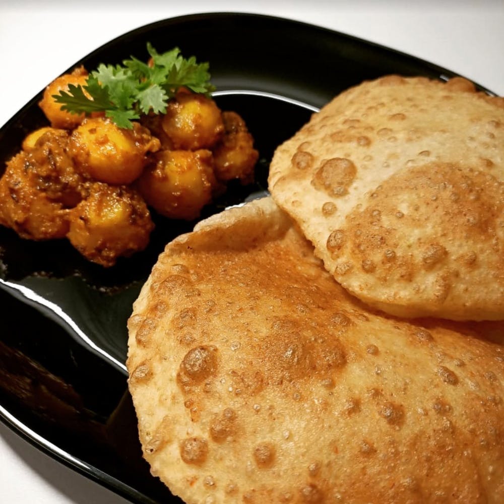 Dish,Food,Cuisine,Ingredient,Fried food,Chole bhature,Produce,Staple food,Indian cuisine,Punjabi cuisine