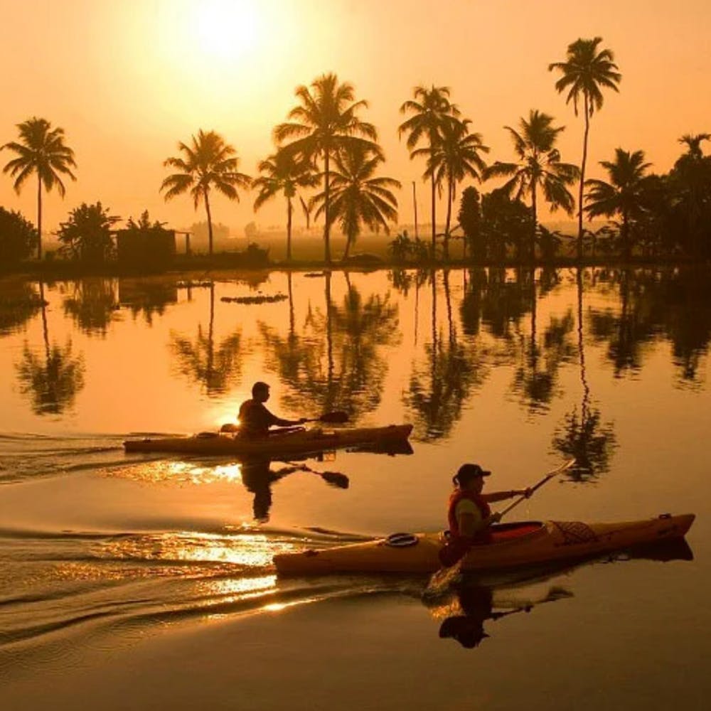 Reflection,Water,Boat,Watercraft,Tree,Boating,Boats and boating--Equipment and supplies,Arecales,Canoeing,Sunset