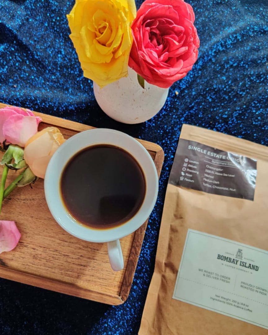 Cup,Coffee cup,Cup,Pink,Yellow,Rose,Flower,Morning,Table,Petal