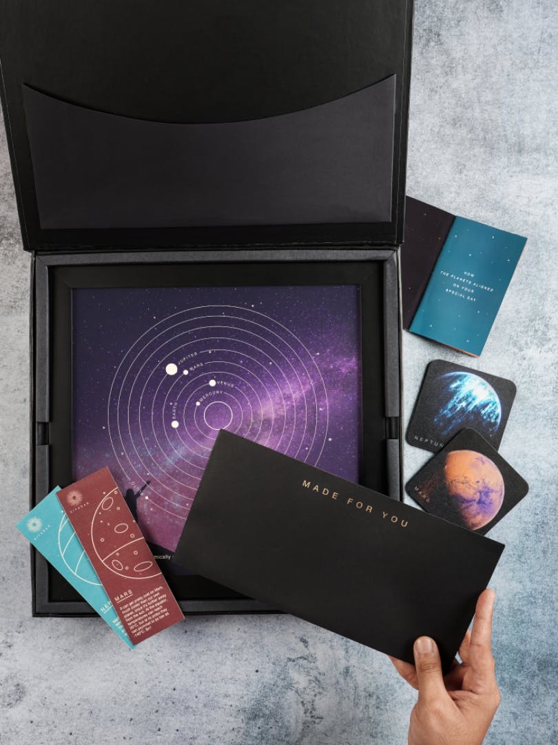 Most unique gift!
Found this only brand doing custom planetary maps in India with premium packaging and beautiful idea!