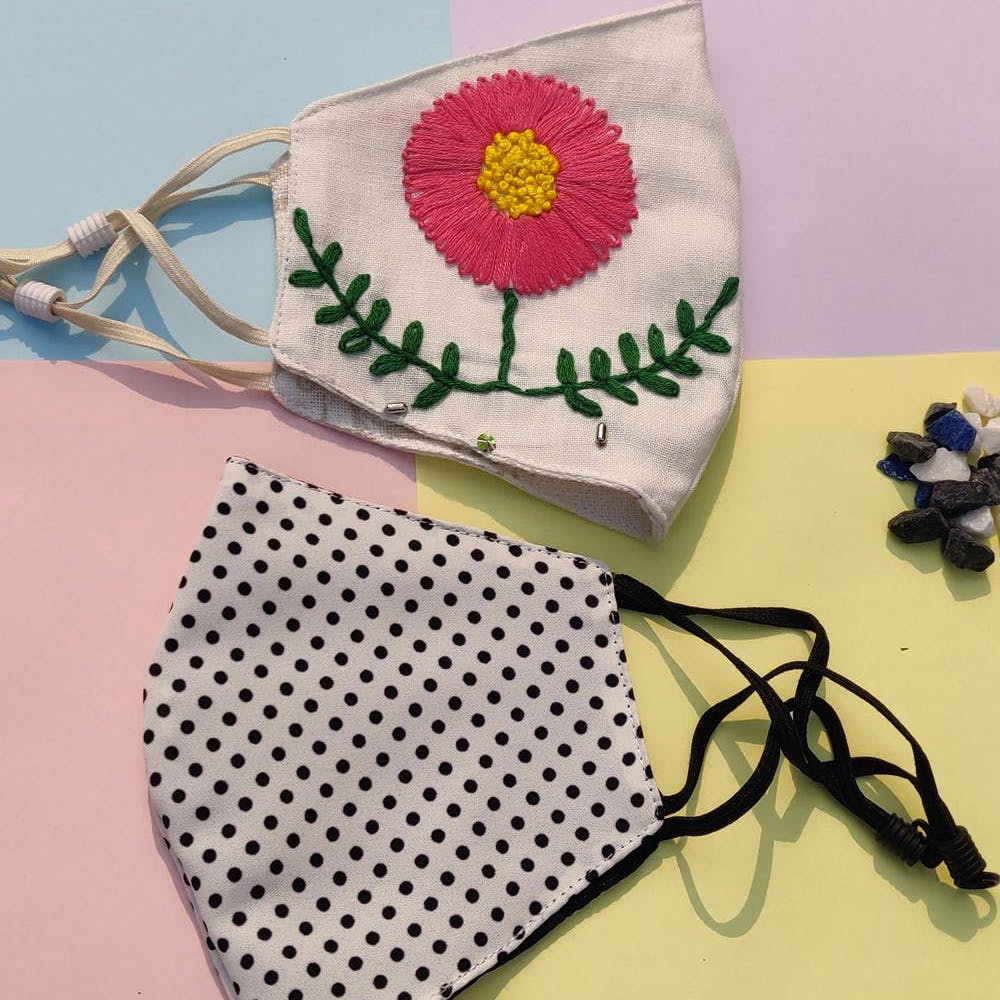 Pattern,Embroidery,Creative arts,Craft,Polka dot,Needlework,Floral design,Shoulder bag,Symbol