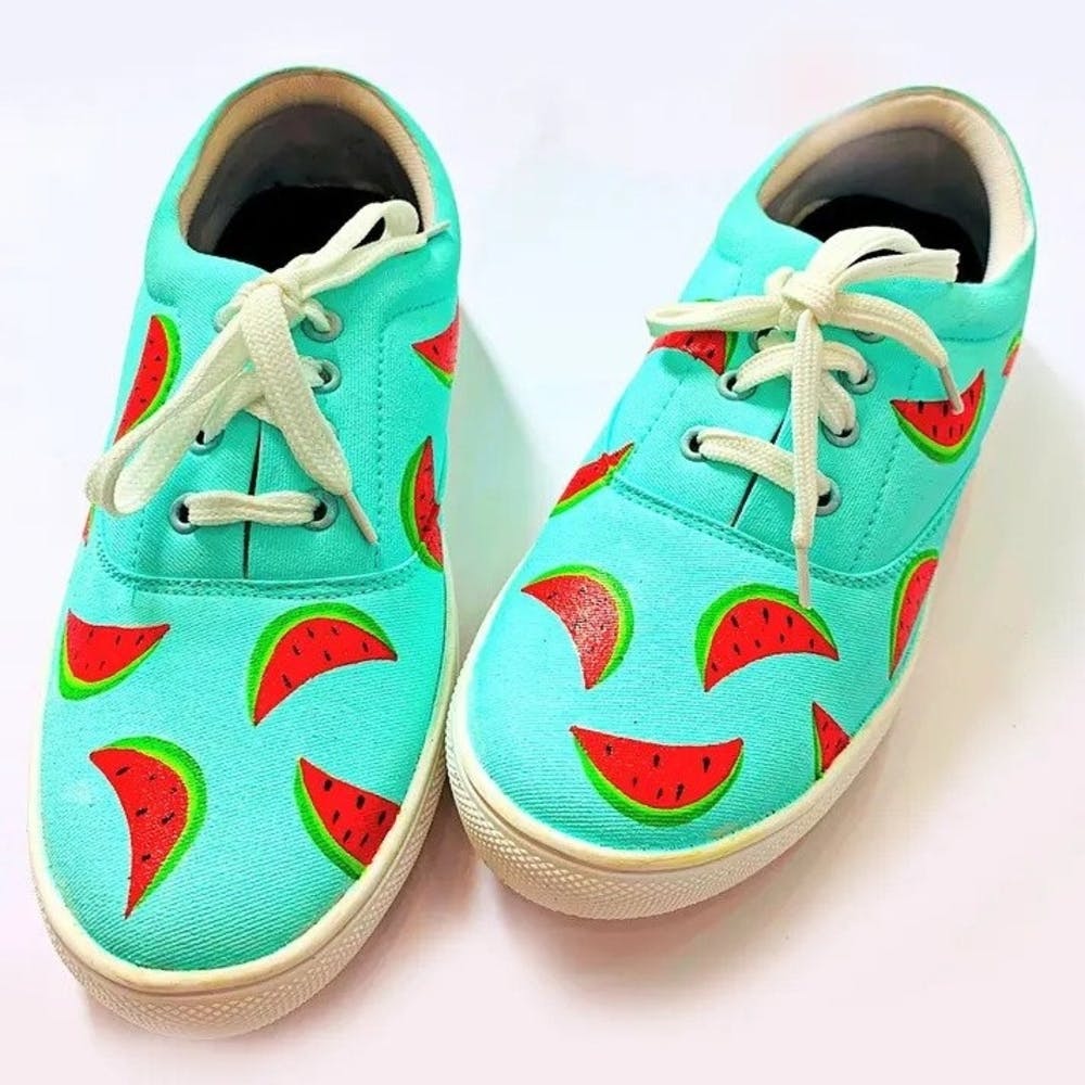 Watermelon Graphic Sneakers