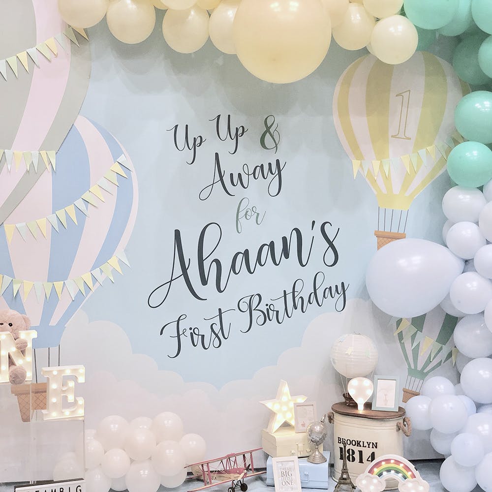 White,Decoration,Font,Balloon,Happy,Event,Party supply,Art,Poster,Sweetness