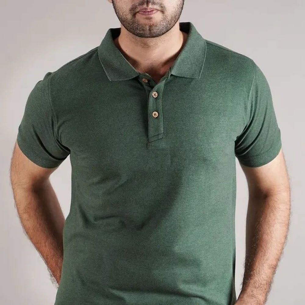 Men Basic Solid Stain Proof Polo T-Shirt