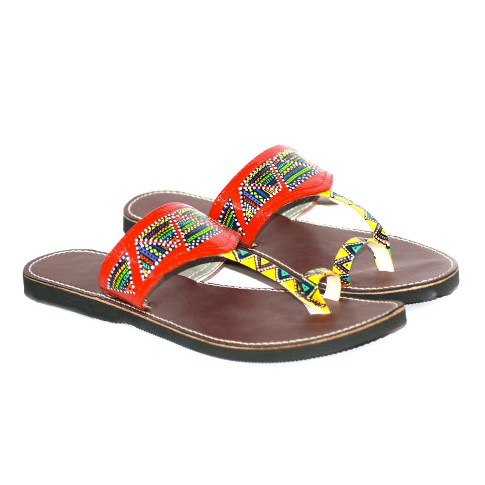 Gladiator beaded sandals, masai sandals, summer sandals, handmade sanda -  Afrikrea