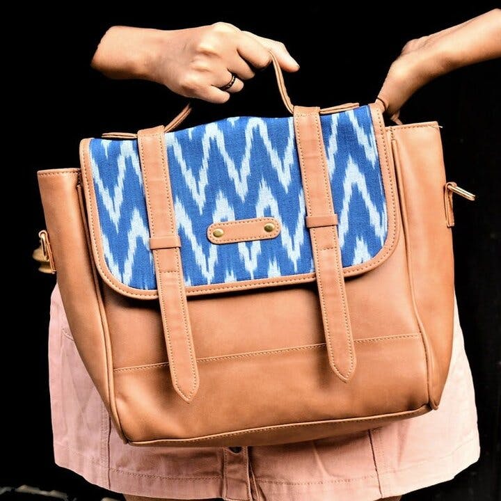 https://lbb.in/shop/product/blue-ikat-tan-satchel-bag