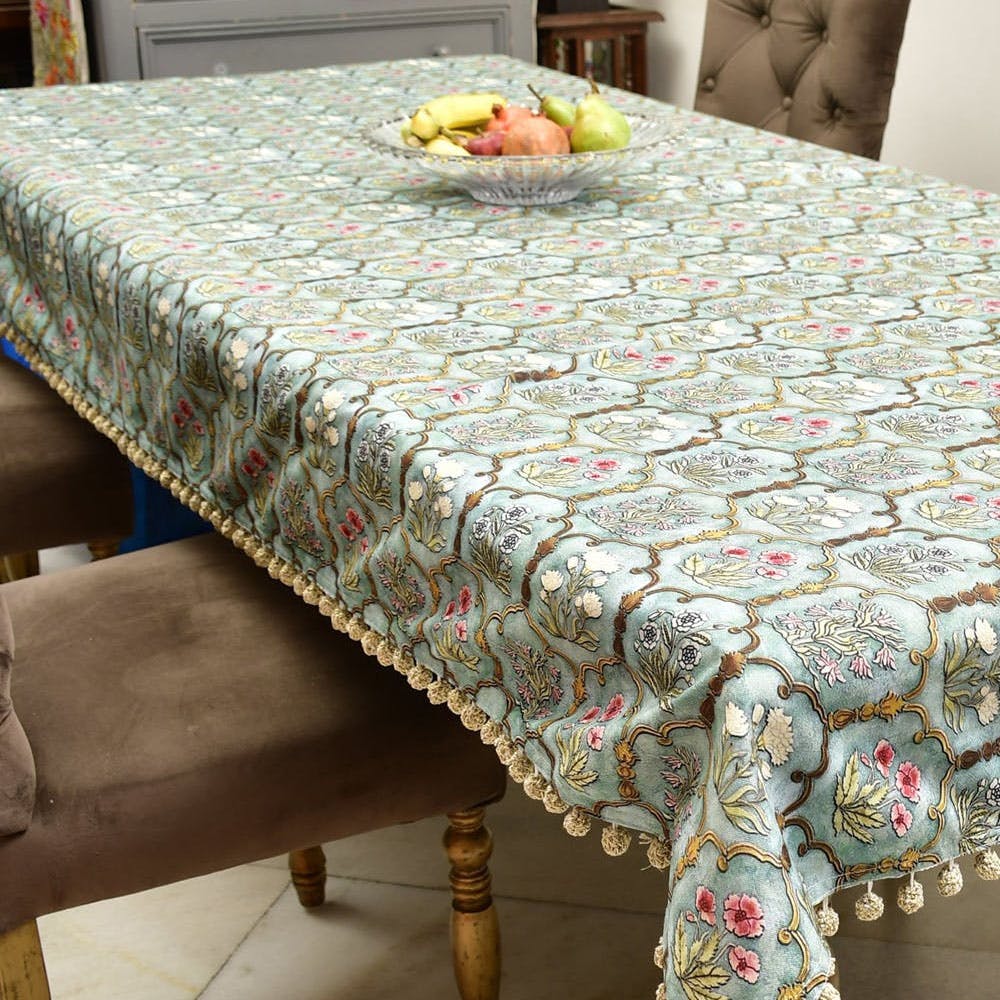 Mughal Boota Floral Table Cover