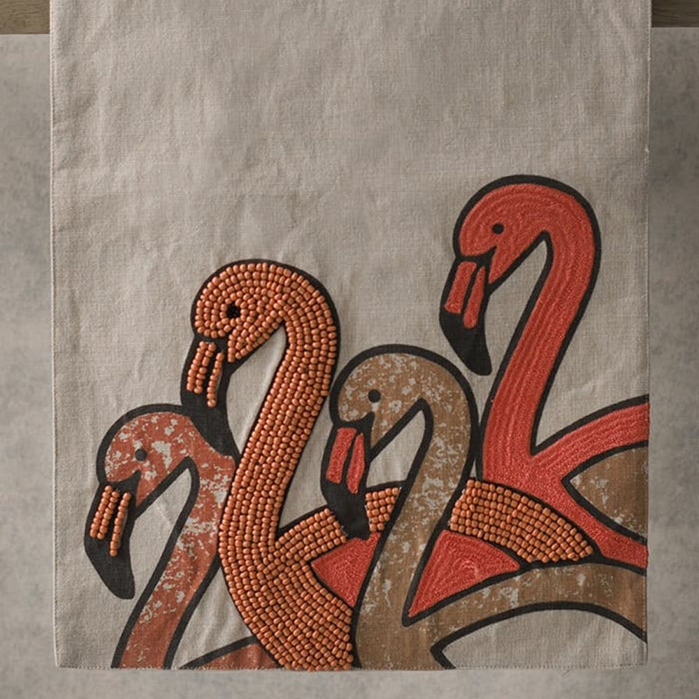 Samarkand Swan Table Runner- Large