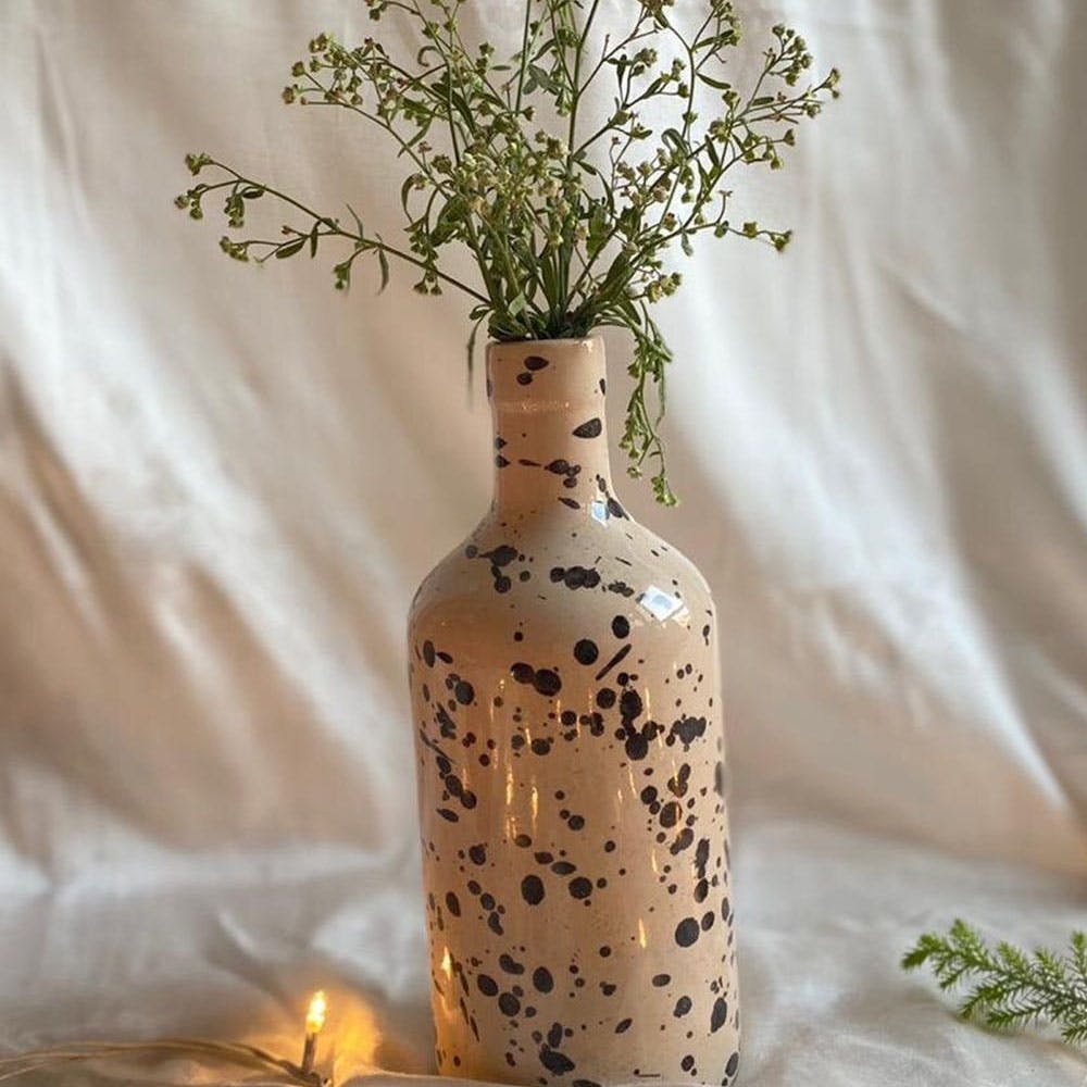 Dalmatian Bottle Vase