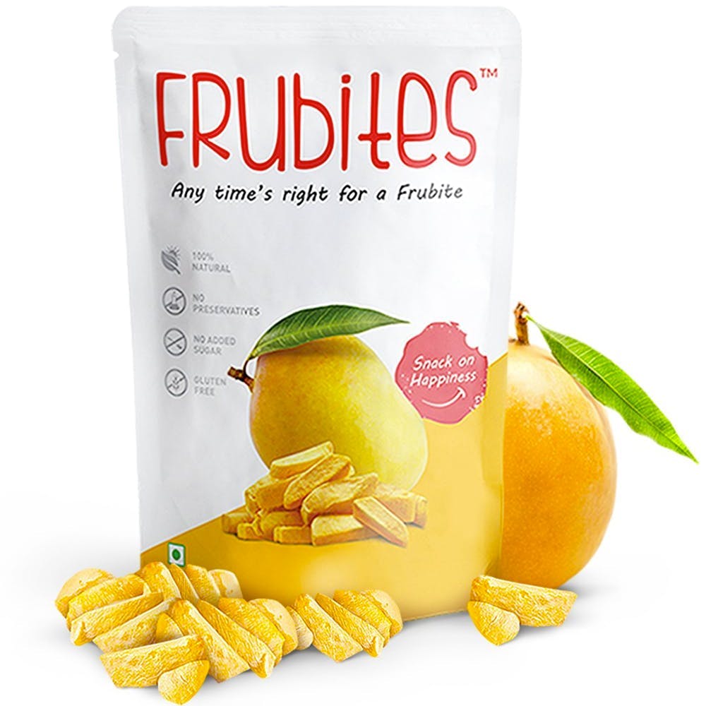 Freeze-Dried Crunchy Fruit Snack - 100% Pure Mango, 60gm (Pack of 3)
