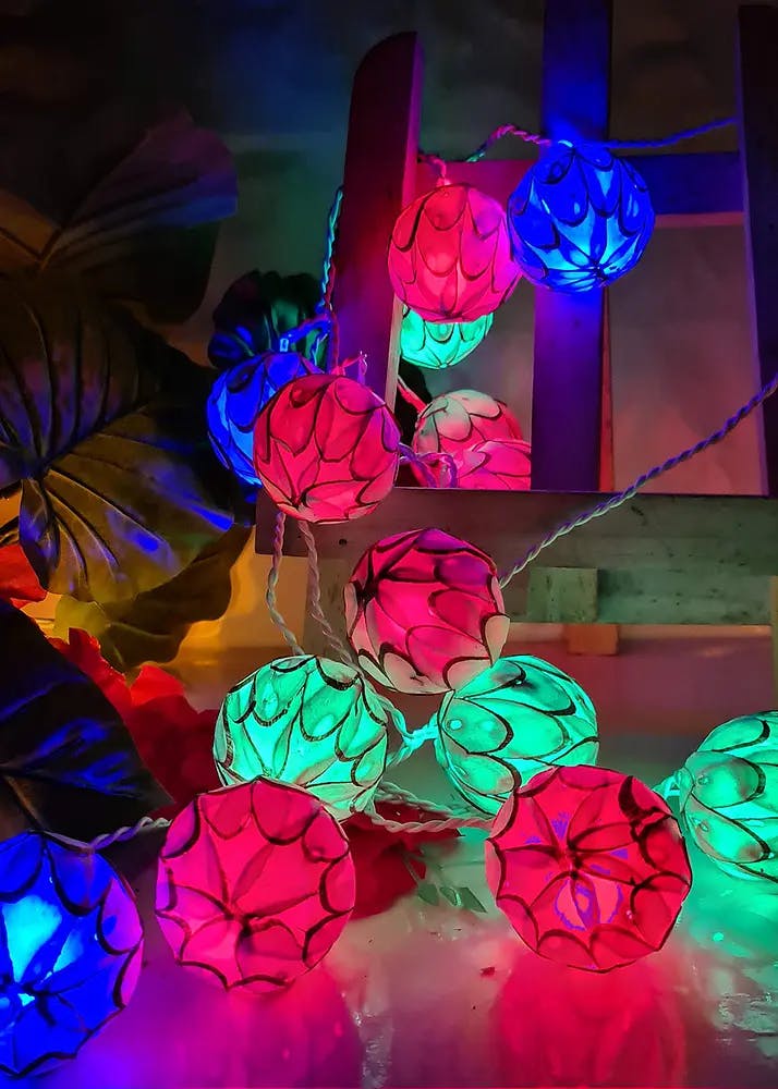 Lotus Flower String Lights (8m)
