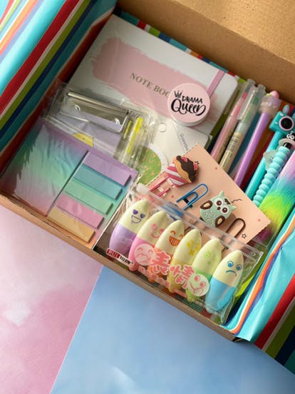 KOBBET® Stationery Gift Set for Girls Unicorn Stationery Combo Pack for  Baby Girls Students 8