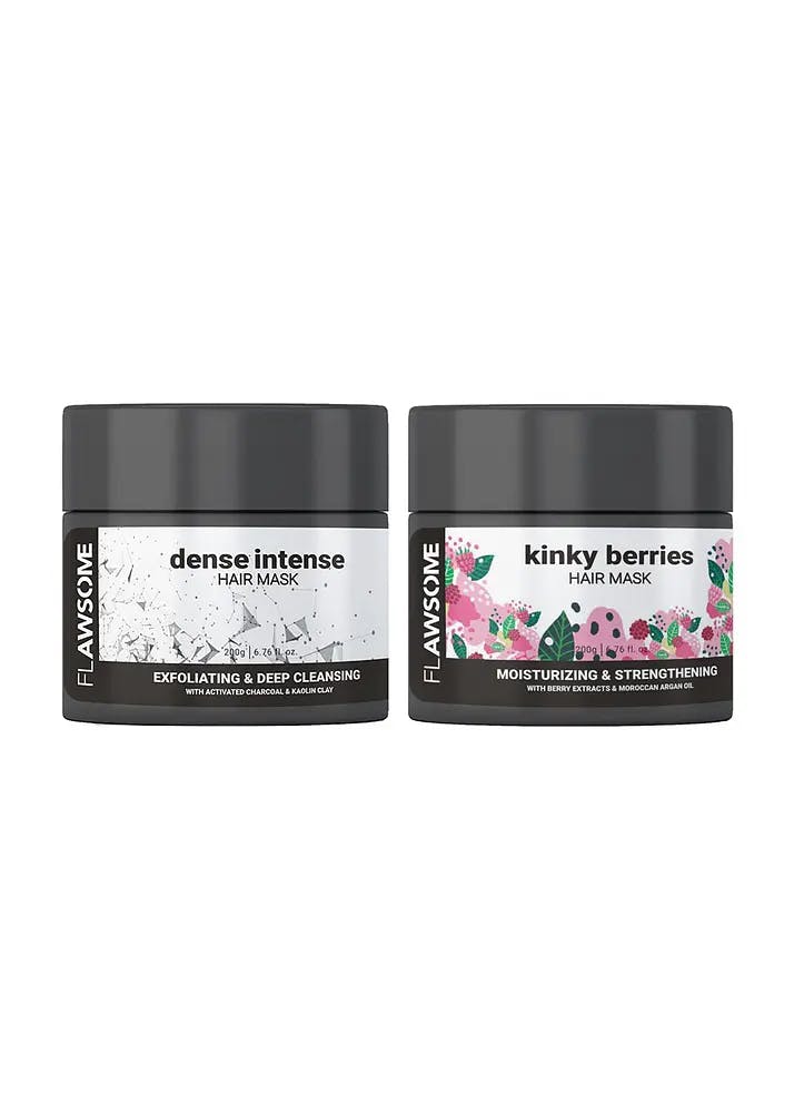 Kinky Clean Curls Duo - Dense Intense & Kinky Berries Hair Mask
