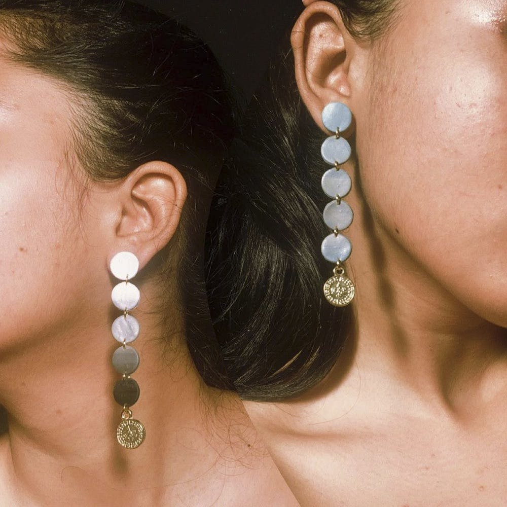 Buy Polymer Clay Earrings, Earrings, Flower Earrings, Clay Earrings, Floral  Earrings, Wedding Earrings, Aesthetic, Elegant Earrings, Bridal,boho Online  in India… | Clay earrings, Polymer clay earrings, White flower earring