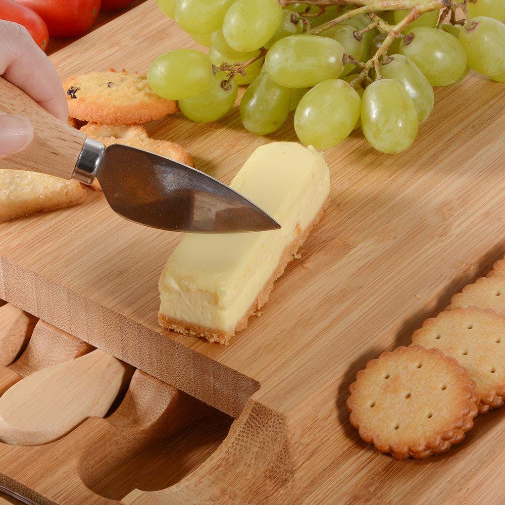 Premium & Pure Extra Large Wooden Platter for Serving Cheese & Pizza