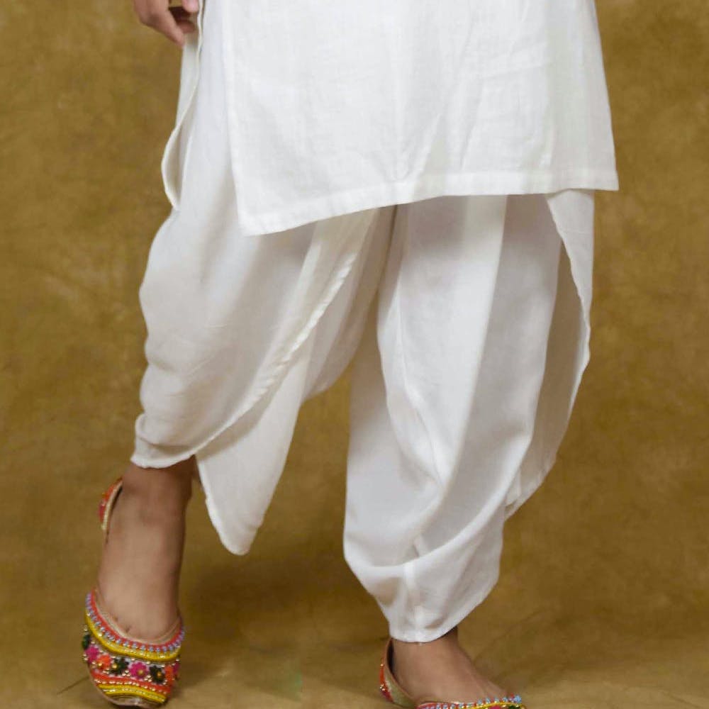 Women Solid Basic Cotton Dhoti Pants