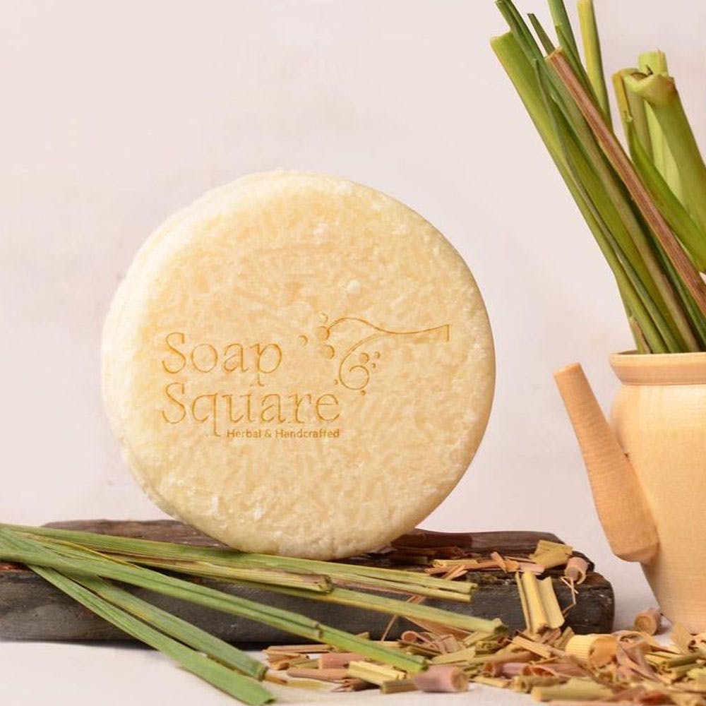 Argan Oil & Lemongrass Shampoo Bar (For Nourishment & Healthy Growth) - 80gm