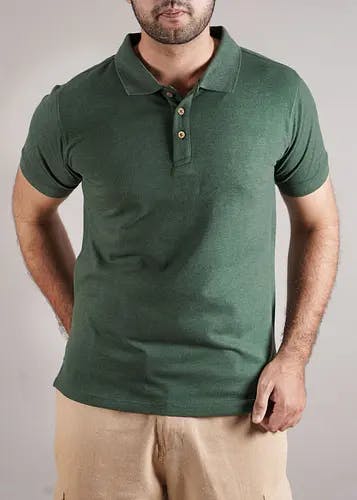 Men Basic Solid Stain Proof Polo T-Shirt
