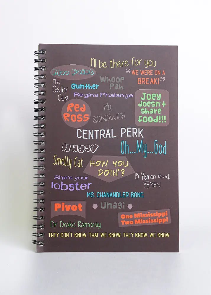 Friends Phrases Notepad (A5-Ruled)