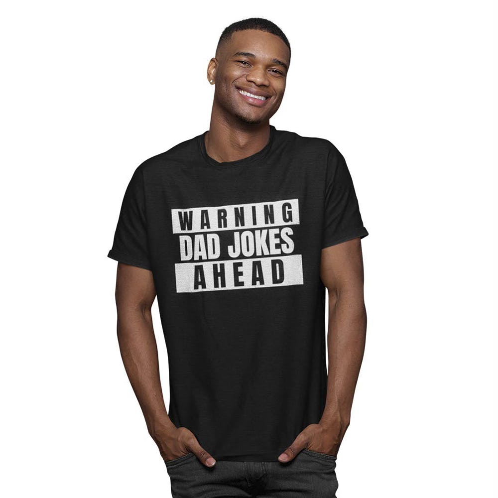 Vogueorgy Funny DAD Jokes Printed Cotton T-Shirt