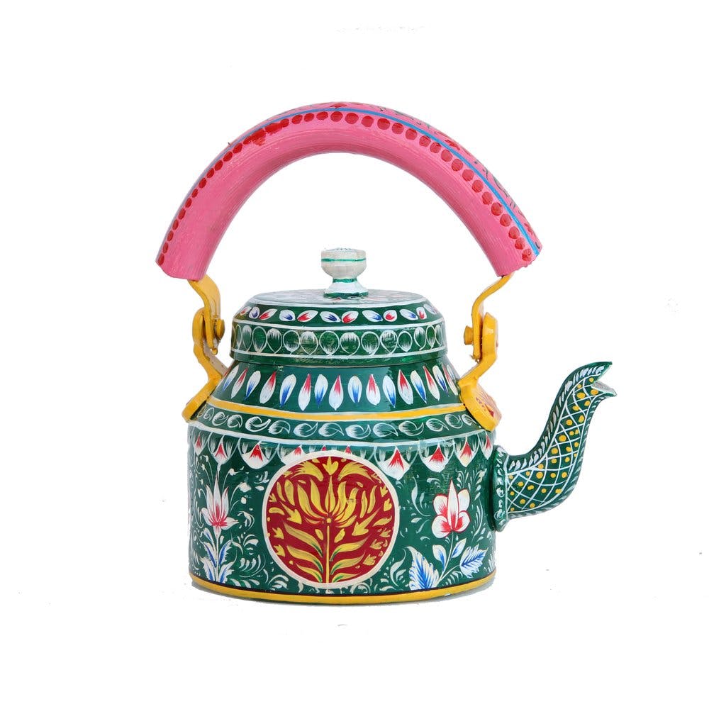 Handpainted Decorative Traditional Tea Kettle