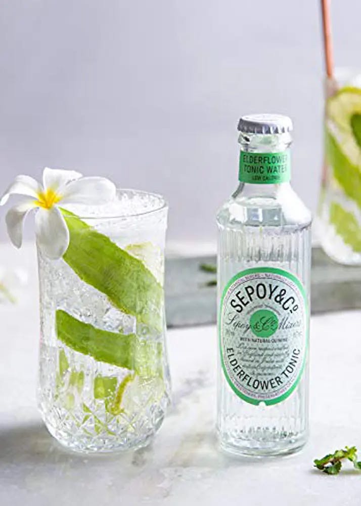 Low Calorie Elderflower Tonic Water