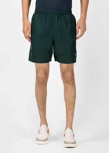 Men "No Limits" Side Graphic Green Shorts