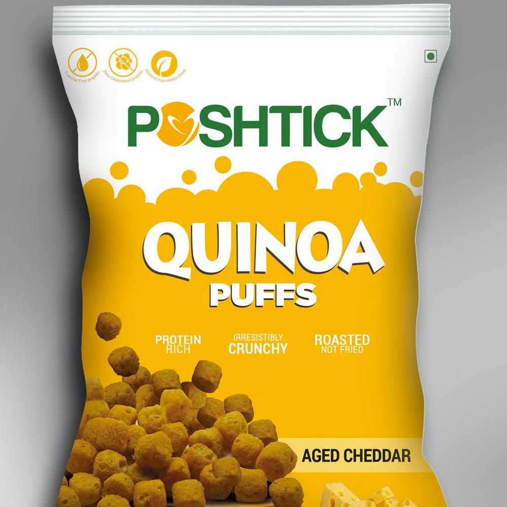Aged Cheddar Quinoa Puffs