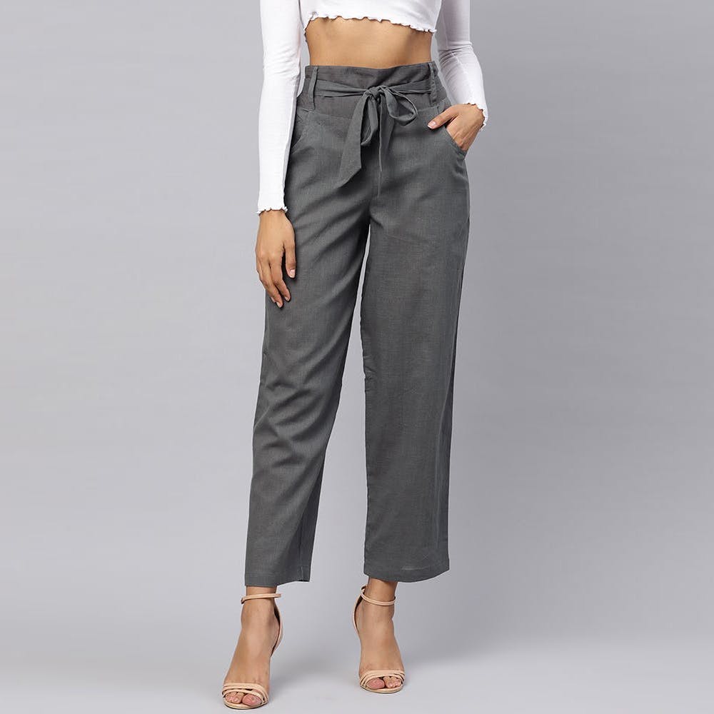 How to wear High waisted trousers - Miss Rich-anthinhphatland.vn