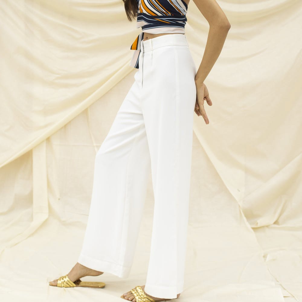 Buy High Waisted White Pants Online In India - Etsy India-thunohoangphong.vn