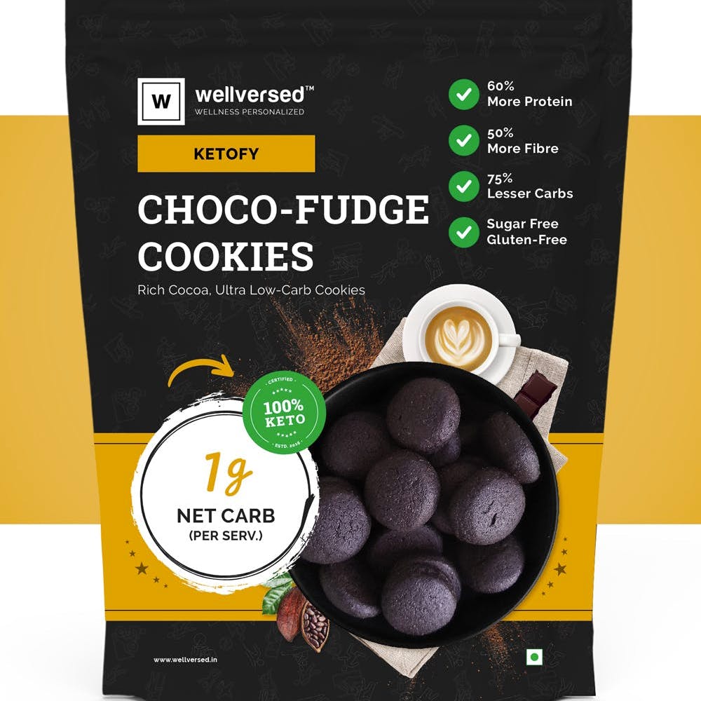 Ketofy Choco Fudge Cookies (200g)