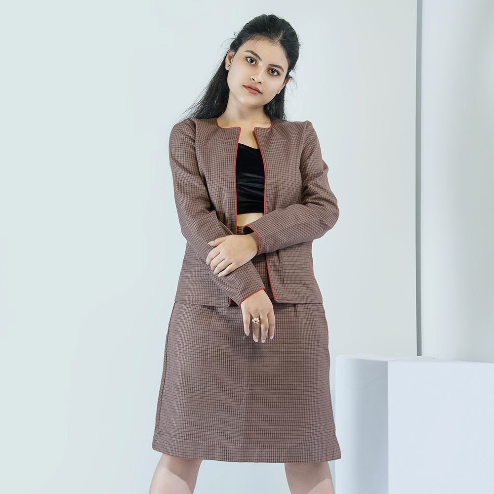 Basic Solid Formal Pant Suit